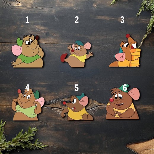 Cinderella Gus Gus Peeker Peekaboo Sticker, Disney Mouse Friends Car Sticker, Window Decal, Cute Laptop Water Bottle Vinyl C2D107 - Etsy