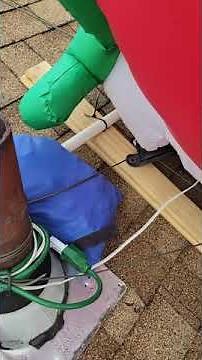 How to mount christmas Inflatable on your roof
