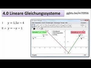 4.0 Lineare Gleichungssysteme