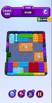 Color Block Jam - level 498 walkthrough - Please subscribe Thank you! #gaming