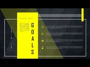 How To Define Goals with Beautiful Design and Animation in PowerPoint