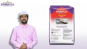 Polymer-modified Adhesive for fixing Ceramic Tiles SturdFlex Tile Bond is a polymer-modified adhesive mortar that prevents ceramic tiles from loosening or rising up after prolonged use. It creates a waterproof seal, preventing water from seeping underneath the tiles. Tile Bond can be used for both floor and wall tiling. Areas of Application Any surface on which ceramic tiles are fitted including both wall and floor tiling. Tile Bond can also be used for joining tiles to other tiles. #Sturdflex #