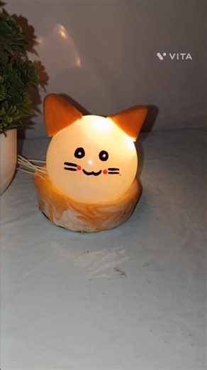 Diy Hello Kitty Lamp #diy #craft #viral #trending #shorts #asethetic #decor