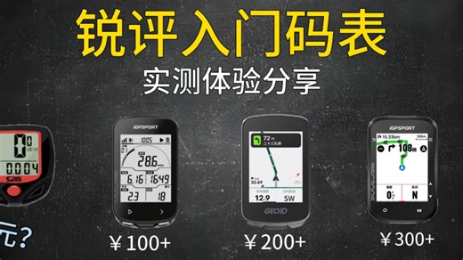 「实测」百元码表大比拼，入门各价位选购指南