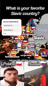 What is Your favorite Slavic country? 🇵🇱🌍 #mapping#geography#shorts#countryballs#maps#memes