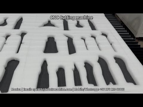 PE foam CNC Cutting Machine | EPE, EPS, EVA, honeycomb board, corrugated cardboard