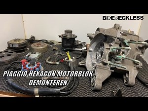 PIAGGIO HEXAGON MOTORBLOK DEMONTEREN! (ZIP 125/180 PROJECT)