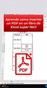 99K views · 1.2K reactions | Aprende como insertar un PDF en un libro de Excel super fácil #TrucosExcel #CursoExcel #AprendeExcel | Eduky | Facebook