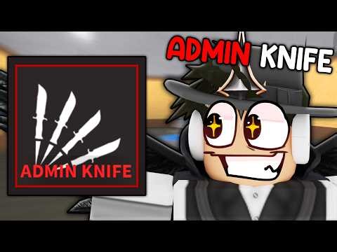 Using the ADMIN ONLY KNIFE in KAT (Roblox Knife Ability Test)