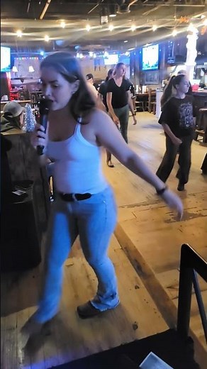 Alejandra teaches Watermelon Crawl by Tracy Byrd Line Dance at Cowboy's