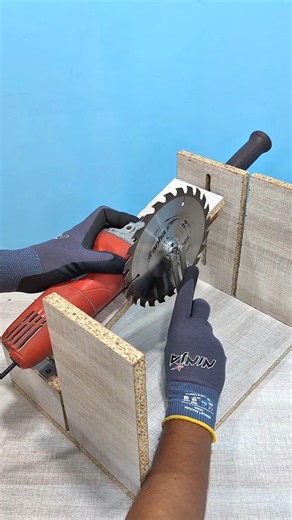 Tips for making a wood cutter from an angle grinder #shorts #tips #diy