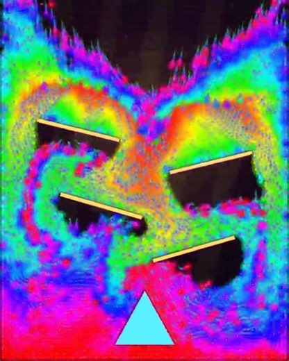 5000 Rainbow Marbles Cascade Down Neon Ramps #shorts #animation #marblesrace #2danimation