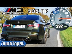 535HP BMW M3 F80 Competition 0-292KMH ACCELERATION & SOUND by AutoTopNL