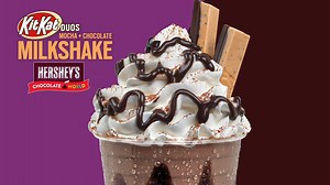 3.3K views · 116 reactions | The new KitKat Mocha Duos have arrived! Oh, and we couldn't resist...we've already made them into a milkshake too. | Hershey's Chocolate World | Facebook