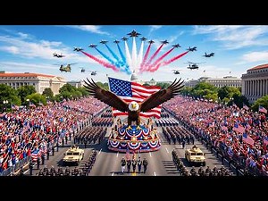 🇺🇸 The Grand America 250 Parade | Historic Military Review & Independence Celebration Full 4K 🎖️