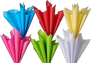 Papyrus 48 Sheet Tissue Paper Bulk (Solid Colors Bundle) for Gifts, Decorations, Crafts, DIY and More