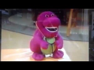 Barney doll from Easy Does It!