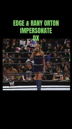 Edge and Randy Orton Impersonate DX Entrance