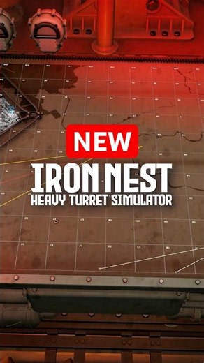 NEW Overwhelmingly Positive Rated Game (Iron Nest: Heavy Turret Simulator)