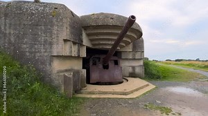 The Longues-sur-Mer battery is a world war II German artillery battery in Normandy, France