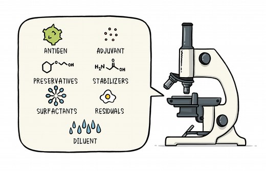 These are the ingredients in a COVID-19 vaccine
