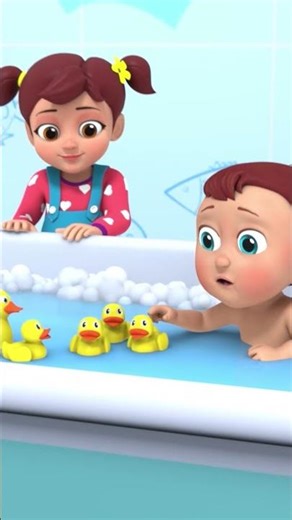 Quack, Quack! 🦆Five Little Ducks Go Out to Play! #shorts #nurseryrhymes #meekosfamily