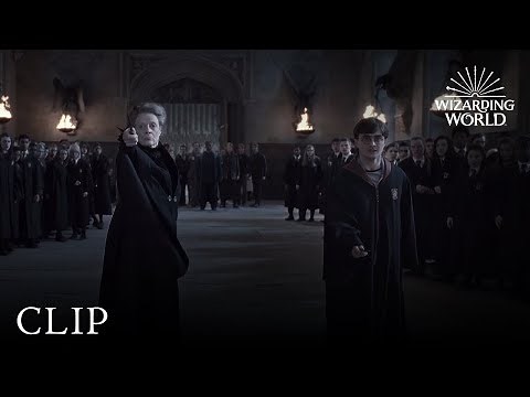 Wizard Duel: Minerva McGonagall vs Severus Snape | Harry Potter and the Deathly Hallows Pt. 2