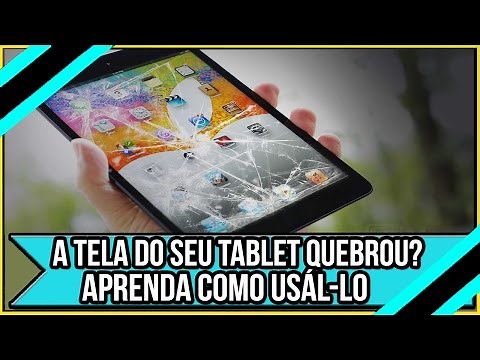 How to use a tablet with a broken screen - Without replacing the glass!