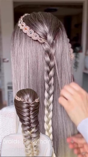1.2M views · 11K reactions | Cute long hair #hairstyle #hairstyles #acconciature #braids | Braids for my hair | Facebook