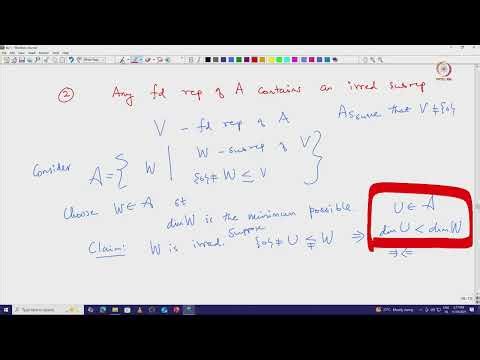 Lec 10 Filtration of representations