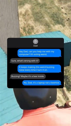 Buzzing Laptop? Dad’s Hilarious Tech Support!