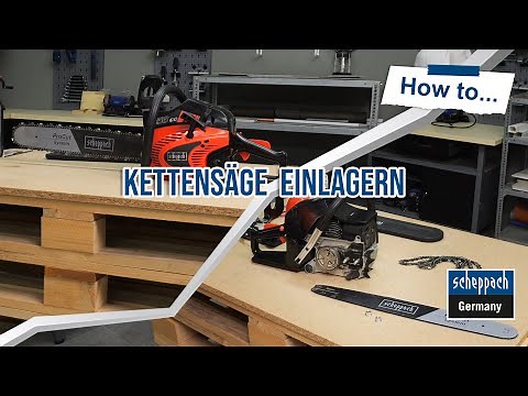 Kettensäge richtig einlagern - so geht's!