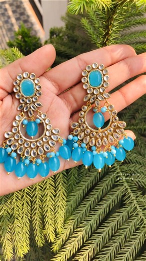 Diy Kundan Earrings 💞 #diy #shortsfeed #craft #shorts #earrings #jewellerymaking