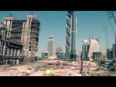 Dubai Construction Timeline TimeLapse 2017