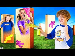 EXTREME Hide and Seek in Boxes! - Videos For Kids