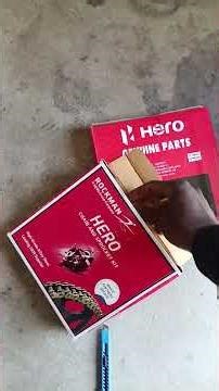 #super Splendor chain kit price #passion #Passion Plus chain kit price #Hero original chain kit#