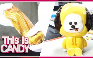 【BTS】韩国手工拉糖制糖|防弹BT21-CHIMMY CANDY making