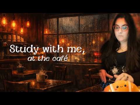 Work with me [coffee shop ambiance, no music, background talking, coffee making]