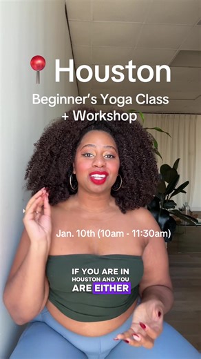 ✨ Beginner’s Yoga in Houston | Slow, Supportive & Judgment-Free ✨ New to yoga or returning after a break? This Beginner’s Yoga Class Workshop is a gentle, welcoming space to move your body, calm your mind, and learn the why behind the poses…without pressure or intimidation. We’ll move slow, break down foundational yoga poses, focus on proper alignment, breathwork, and simple mindfulness practices so you feel confident both on and off the mat. This class is perfect if you’ve ever thought “I’m not