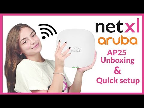 Unboxing BRAND NEW Aruba AP25 Wi-Fi 6 Access Point