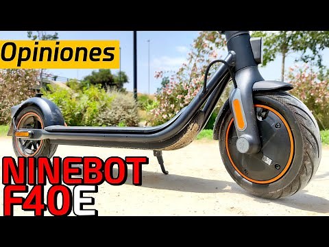 Ninebot F40E Opiniones & Análisis a fondo ✅ El patinete MÁS EQUILIBRADO