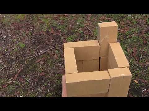 How to make a metal melting furnace from firebricks!