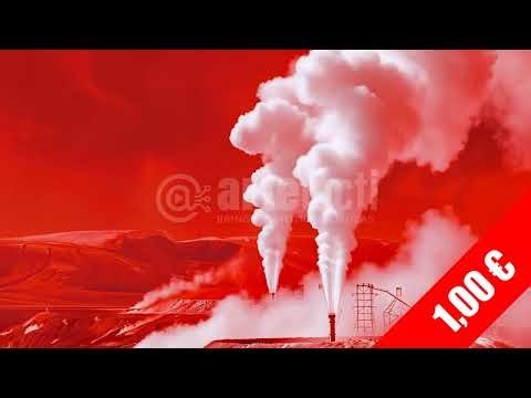 Geothermal Steam Stacks – Industrial HD Footage