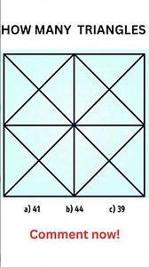Only 1% Can Count All the Squares! 🤯 | Brain Test Challenge