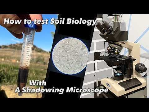 How to test your Soil Biology using a Shadowing Microscope / Part 1