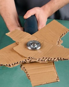 1.8M views · 1.6K reactions | Attaching Cardboard To An Angle Grinder?! | Science, Tech and Universe | Facebook