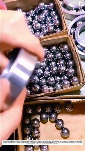Manual Bearing Ball Assembly: How Precision Steel Spheres Lock Bearing Rings