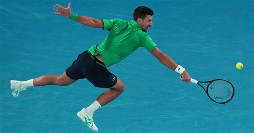 Djokovic kicks off slam record bid in style