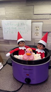 Elf Hot Tub Party — North Pole Approved #elfontheshelf #crockpot #hottubtherapy #Holidays This original video was produced by Network Media LLC and Olivia | Crafts Hacks and Laughs