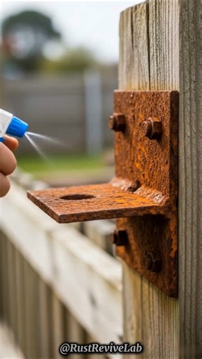 From Rust to New: Fence Bracket Restoration Process✅